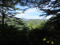 山頂からの景色に感動!