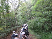 登山口に到着。頂上に向かってレッツゴー。