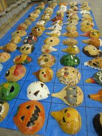 さまざまな種類のふくべが完成!!個性が爆発!!