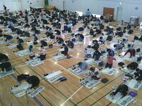 体育館のギャラリーからの様子②