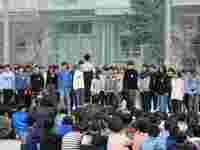 6年生のバトンをしっかりと受け継ぐ決意を述べました。